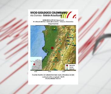 En Colombia no es extraño que se presenten este tipo de eventos sísmicos. FOTO: CANVA, SERVICIO GEOLÓGICO COLOMBIANO