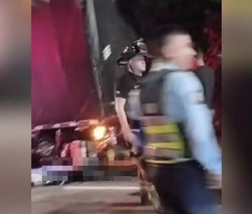 El grave accidente quedó registrado en video. FOTO: CAPTURA DE VIDEO ANTIOQUÍA CONECTA