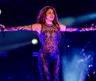 <span class="mln_uppercase_mln">Shakira</span><b><span class="mln_uppercase_mln"> durante su concierto en Medellín. FOTO: ANDRÉS CAMILO SUÁREZ</span></b>