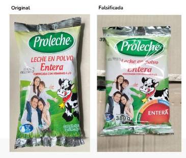 Invima lanza alerta sanitaria por falsificación de leche en polvo. FOTO: INVIMA 