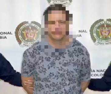 Este es el hombre capturado por la Policía. FOTO: POLICÍA METROPOLITANA