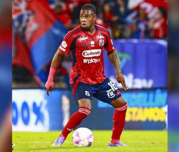 Halam Loboa, de 19 años y nacido en Guachené (Cauca), venía destacándose en el grupo principal de Independiente Medellín. <b><span class="mln_small-caps_mln">/ FOTO: MANUEL SALDARRIAGA</span></b>