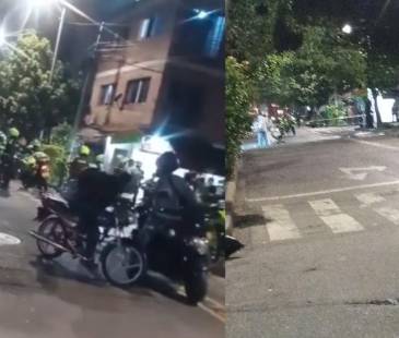 En este sector ocurrió la persecución que terminó en balacera. <b><span class="mln_small-caps_mln">/FOTOS: DENUNCIAS ANTIOQUIA</span></b>