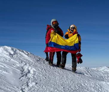 Dos colombianas volvieron a dejar el nombre del país en lo más alto. FOTO: CORTESÍA ANA ISABEL BUSTAMANTE