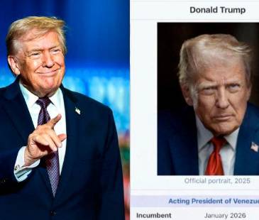 Donald Trump, presidente de Estados Unidos. FOTOS: CASA BLANCA Y CAPTURA DE PANTALLA