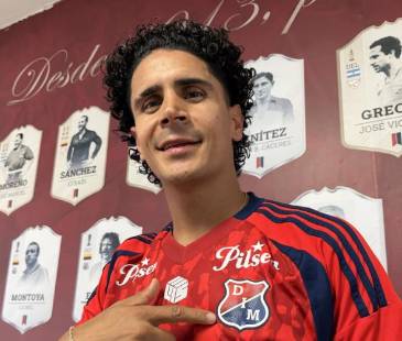 Daniel Cataño, nuevo jugador de Independiente Medellín. FOTO: DIM