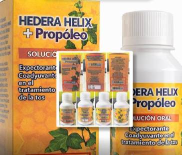 Hedera Helix + Propóleo, producido por Zanecol es el producto denunciado. FOTO: CORTESÍA INVIMA