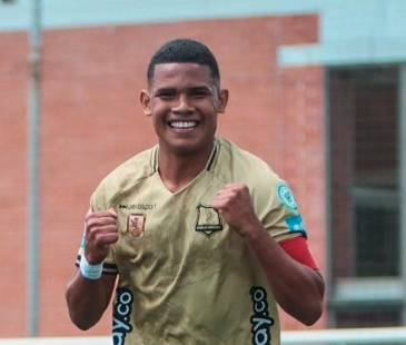Royner Benítez jugador de Águilas Doradas y de la Selección Colombia. FOTO: ÁGUILAS DORADAS