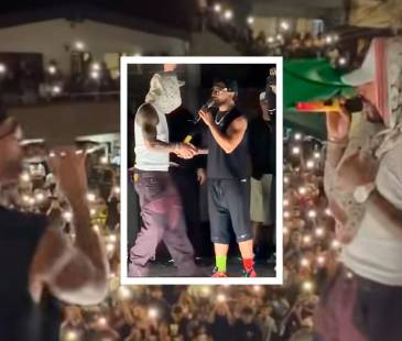 Vecinos y visitantes se reunieron a disfrutar del concierto. FOTOS: CAPTURAS TIKTOK @CRISTIANQ_10 Y @ALGARETECONTASH