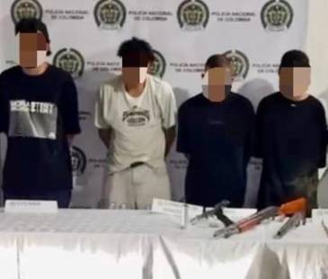 Tres capturados y un aprehendido en operaciones contra el Clan del Golfo. FOTO: @COL_EJERCITO