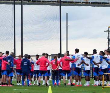 Concentración Selección Colombia en la USA. FOTO: CORTESÍA FCF