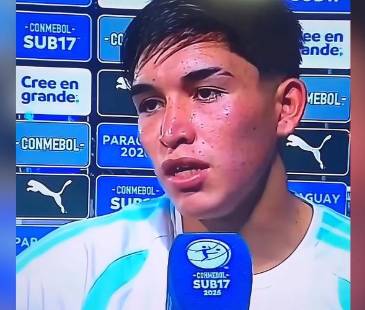 Julio Coria, futbolista de la Selección Argentina Sub-17. FOTO: TOMADA DE FACEBOOK PRIMERTIEMPO.CO