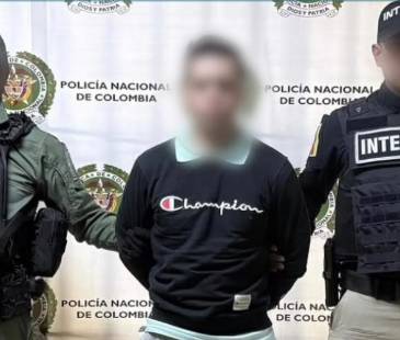 <span class="mln_uppercase_mln">Cleiver</span><b><span class="mln_uppercase_mln"> Windeiker Rondón Gutiérrez, presunto cabecilla de Cota 95. FOTO: CORTESÍA POLICÍA NACIONAL</span></b>