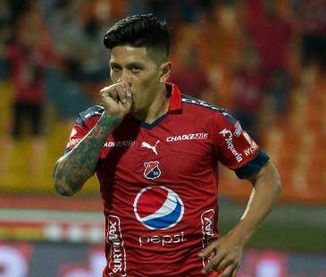 Germán Ezequiel Cano, ídolo del Independiente Medellín. FOTO: ARCHIVO - JAIME PÉREZ 