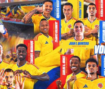 Los convocados de Colombia para el Mundial. FOTO: FCF