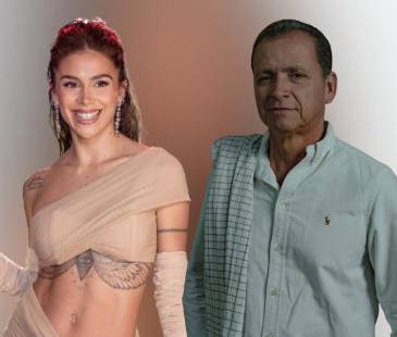 Greeicy Rendón (izquierda) y su padre Luis Alberto Rendón (derecha). FOTOS: @GREEICY