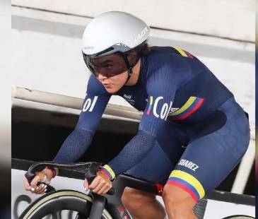 Marta Bayona, una de las figuras del ciclismo de pista. FOTO: @MARTHABAYONAPINEDA