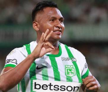 Alfredo Morelos llega como una carta fuerte de Nacional en un duelo clave por el paso a la final. FOTO: MANUEL SALDARRIAGA.