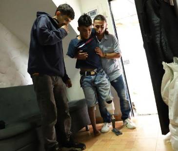 El desarrollo de esta ayuda se centra en sustituir la parte inferior de la pierna y el pie, permitiendo al paciente recuperar la capacidad de caminar. <b><span class="mln_small-caps_mln">/ FOTO: CORTESÍA ALCALDÍA DE MEDELLÍN</span></b>