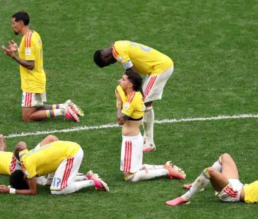 La Selección Colombia cayó 4-3 ante Suiza en los penaltis y se despidió del Mundial. FOTO: GETTY IMAGES
