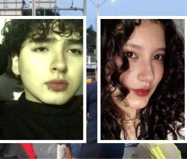Yohan Moreno y Ximena Suárez, marinillos víctimas fatales del siniestro en la autopista Medellín Bogotá. FOTOS: TOMADA DE MIORIENTE (FONDO) Y CORTESÍA (VÍCTIMAS)