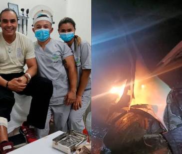 El integrante Joe fue uno de los más afectados y requirió atención médica especializada. FOTOS: INSTAGRAM @zonaprieta