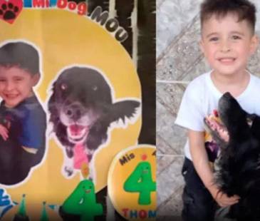 Thomy no se despega de su mascota, así que la temática no sorprendió a quienes conocen lo apegados que son los dos. <b><span class="mln_small-caps_mln">/FOTOS: IG @FUESINCULPA</span></b>