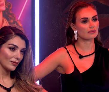 En redes sociales algunos usuarios manifiestan que Sara (der) debió permanecer más tiempo. FOTO: CAPTURA DE VIDEO CANAL RCN