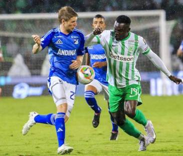 Hace 18 años no se enfrentaban Nacional y Millonarios por un torneo internacional. FOTO: ARCHIVO - CAMILO SUÁREZ.
