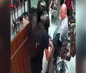 La situación ocurrió en una barbería ubicada en Provenza. FOTO: PRENSA PAISA