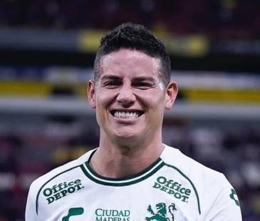 James Rodríguez. FOTO: @JAMESRODRIGUEZ10