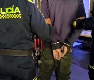 Hombre capturado en Zamora. FOTO: POLICÍA NACIONAL