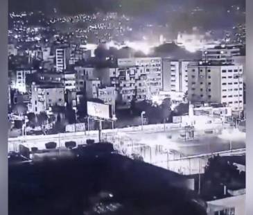 Bombardeo a Líbano, 1.° de marzo de 2026. FOTO: REDES SOCIALES @EDUARDOMENONI