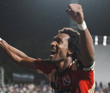 <b>Didier Moreno, jugador de Independiente Medellín. FOTO: DIM OFICIAL</b>