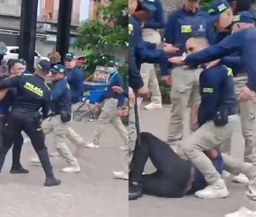 El secretario de Seguridad explicó que son videos sacados de contexto y contó qué fue lo que pasó. FOTOS: CAPTURA DE VIDEO FACEBOOK ISABEL CRISTINA ZULETA LÓPEZ