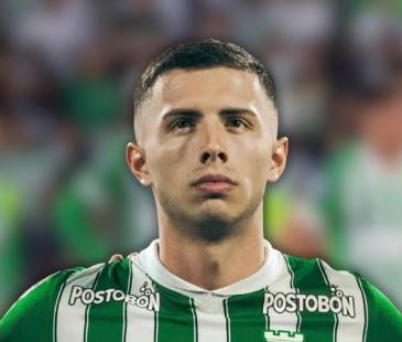 Simón García Valero, defensa central de Atlético Nacional. FOTO: TOMADA DE IG SIMONGARCIAV_
