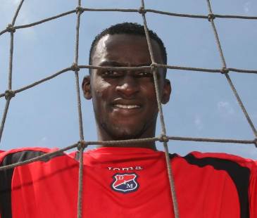 Jackson Martínez en su primera etapa con el Rojo de Antioquia. FOTO: ARCHIVO - HERNÁN VANEGAS