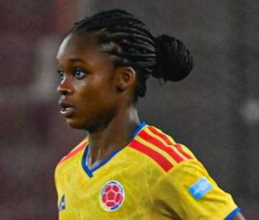 Linda Caicedo, futbolista colombiana. FOTO. @FCFSELECCIONCOL