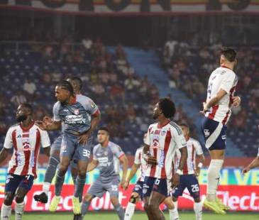 Junior vs Independiente Santa Fe. FOTO: COLPRENSA