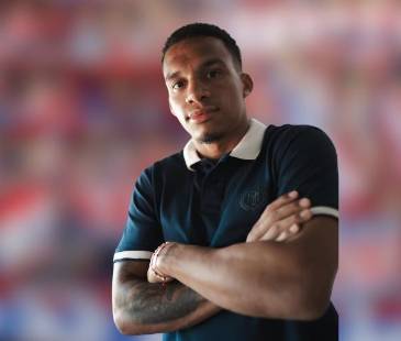 Juan José Córdoba, nuevo jugador del Independiente Medellín. FOTO: @DIMOFICIAL