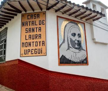 Esta es la casa de la Santa Madre Laura que fue hurtada. FOTO: CAMILO SUÁREZ