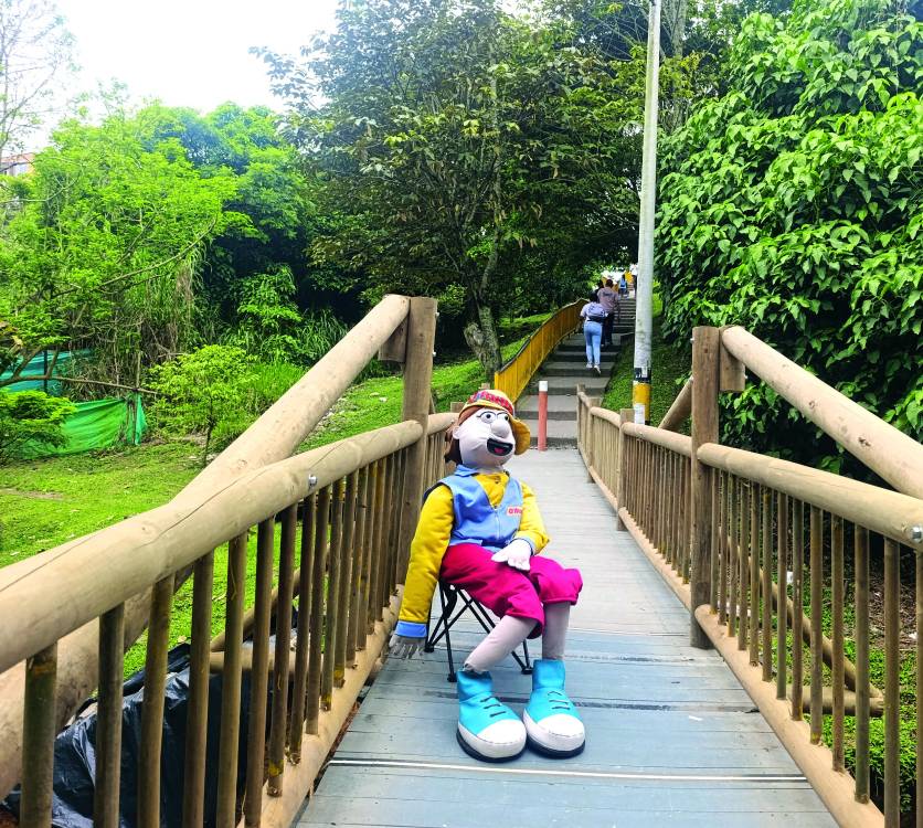 $!Así se ve actualmente el puente de San Antonio de Prado. FOTO: ALEJANDRA MORALES