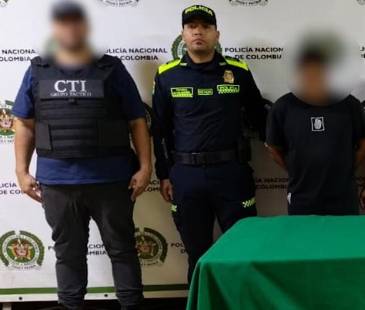 Cristian Durango Zapata, alias Tombito; y Dniel Felipe Villa Rivillas, alias Piña. FOTO: FISCALÍA