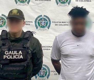 Alias Yorki exigía más de 400 millones de pesos a la compañía afectada. <b><span class="mln_small-caps_mln">/FOTO: POLICÍA NACIONAL</span></b>