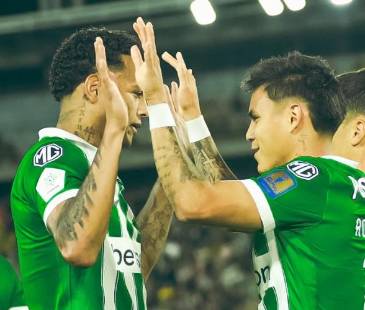 Atlético Nacional clasificó a los octavos de Copa Colombia ante Tigres. FOTO: ATLÉTICO NACIONAL 