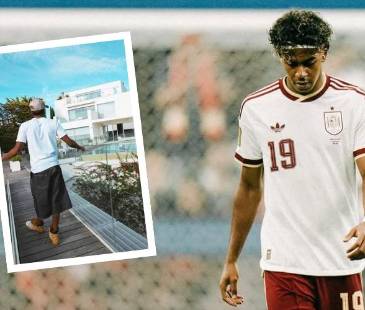 El futbolista español Lamine Yamal. FOTO: @LAMINEYAMAL