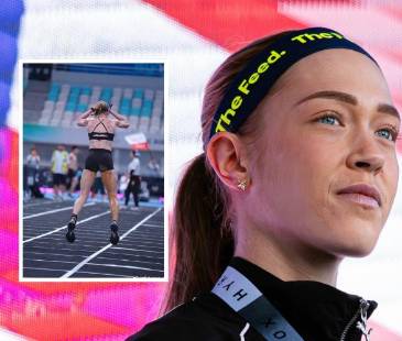 Atleta de presentó percance fecal en competencia. FOTO: @JOANNAWIETZYK IG Y @AFRIKTIMESINT X