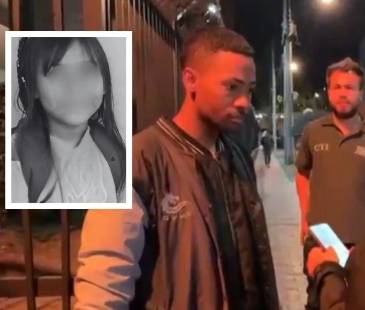 Shenner José Rojas sería el responsable de la desaparición y muerte de la hermana menor de su expareja. FOTOS: CAPTURA DE VIDEO X @FISCALÍACOL Y @ALEJOTSOLUCIONAMOS