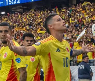 James Rodríguez se despide de la Selección Colombia tras 130 partidos disputados, 31 goles y 43 asistencias. FOTO: JUAN ANTONIO SÁNCHEZ