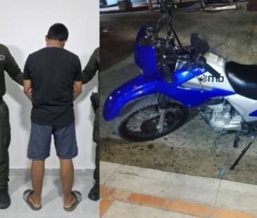Como había inconsistencias en los documentos de la moto, el vendedor fue capturado por receptación. FOTOS: CORTESÍA